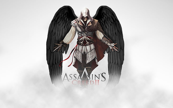 Assassin's Creed, angel wings, killer, assasins creed 2, HD wallpaper