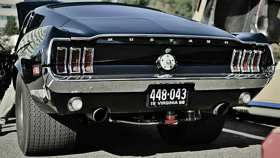 1968, Fastback, Ford, Mustang, HD-Hintergrundbild HD wallpaper