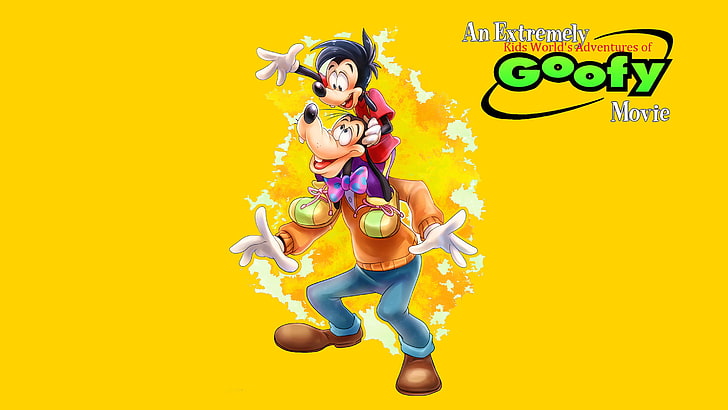 Ein extrem doof Film Goofy und Max Disney Cartoon Poster Wallpaper HD für Handys Tablet und PC 2880 × 1620, HD-Hintergrundbild