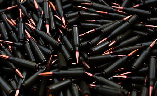 Ammunition Weapons, assault rifle bullets, Army, ammunition, weapons, HD wallpaper HD wallpaper