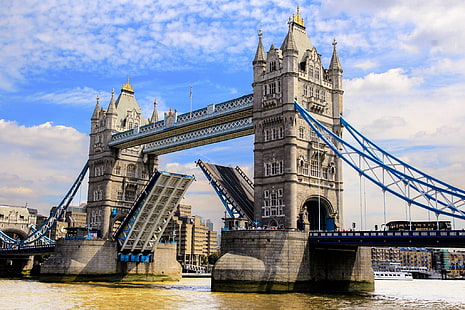 Jembatan Menara Fantastis, Jembatan Menara, London, Inggris, Wallpaper HD HD wallpaper