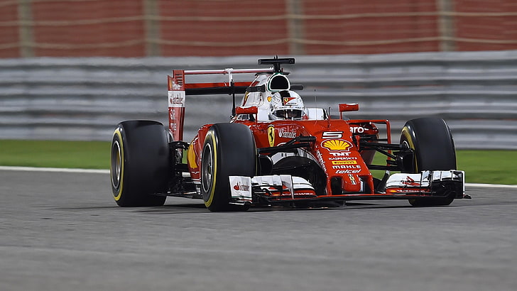 Sebastian Vettel Racing, Formel 1, F1, Ferrari, Ferrari F1, Sebastian Vettel, Ferrari 2016, Sport, HD-Hintergrundbild