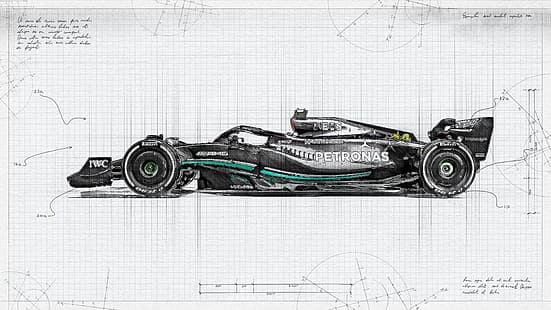 Mercedes F1, Formel 1, Lewis Hamilton, HD tapet HD wallpaper