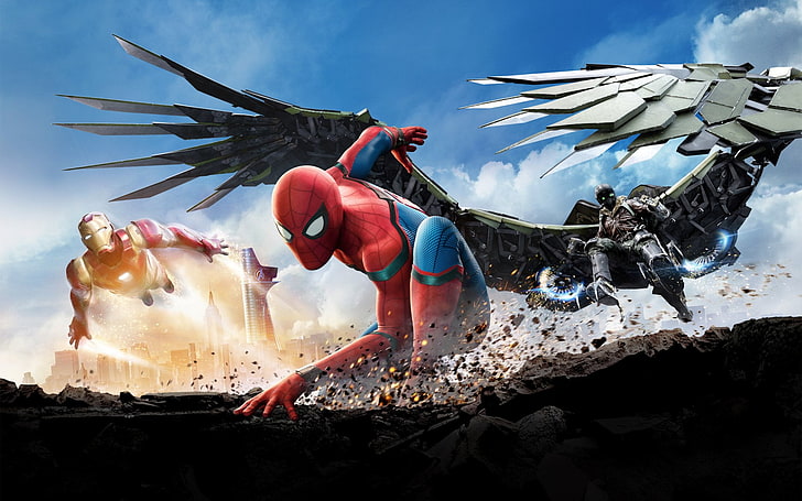 Marvel character illustration, Spider-Man, Spider-Man: Homecoming, Iron  Man, HD wallpaper | Wallpaperbetter