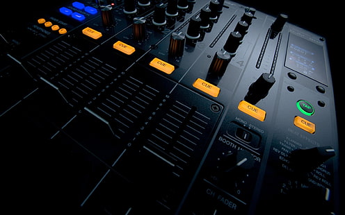 mixer audio hitam, pencampuran konsol, Wallpaper HD HD wallpaper