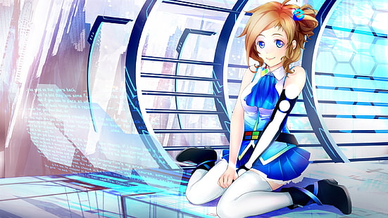 Internet Explorer, Aizawa Inori, สาวการ์ตูนยิ้ม, Internet, Explorer, Aizawa, Inori, Smile, Anime, Girl, วอลล์เปเปอร์ HD HD wallpaper