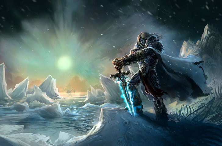 World of Warcraft poster, games, artwork, warcraft, HD wallpaper