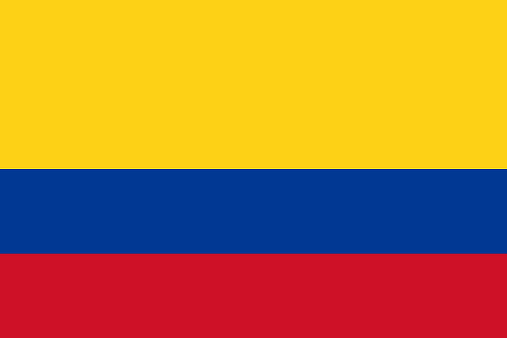콜롬비아 svg의 2000px 깃발, HD 배경 화면