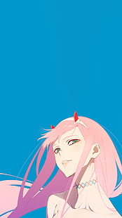 Darling in the FranXX, Zero Two (Darling in the FranXX), Code:002, anime girls, HD wallpaper HD wallpaper
