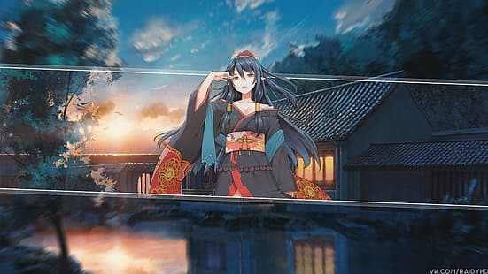  anime, anime girls, picture-in-picture, Arifureta, HD wallpaper HD wallpaper