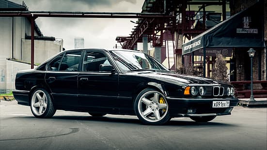 BMW, E34, schnitzer ac, 525, Sfondo HD HD wallpaper