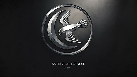 Ilustracja As High As Honor, Game of Thrones, sigile, House Arryn, Tapety HD HD wallpaper