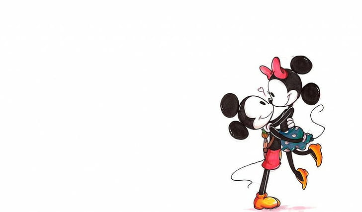 süß, mickey mouse, minnie mouse, walt disney, HD-Hintergrundbild