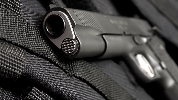 pistole, waffe, closeup, m1911, makro, pistole, HD-Hintergrundbild