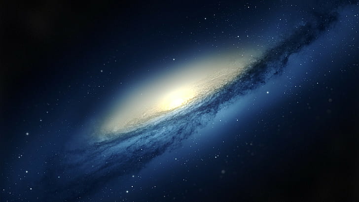 rymd, spiralgalax, galax, NGC 3190, HD tapet