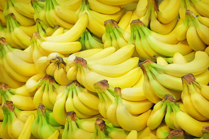 과일, 바나나, 과일, 노란색, HD 배경 화면
