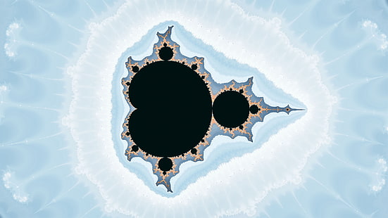 fractal, Mandelbrot, conjunto de Mandelbrot, arte abstracto y digital, Fondo de pantalla HD HD wallpaper
