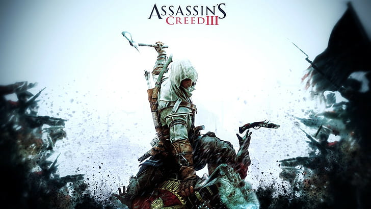 Assassins Creed iii คอนเนอร์เคนเวย์อเมริกันปฏิวัติวิดีโอเกมฆาตกรลัทธิ, วอลล์เปเปอร์ HD