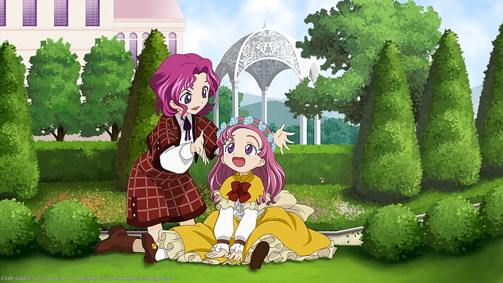 personagem de anime feminino de cabelos rosa, Code Geass, HD papel de parede