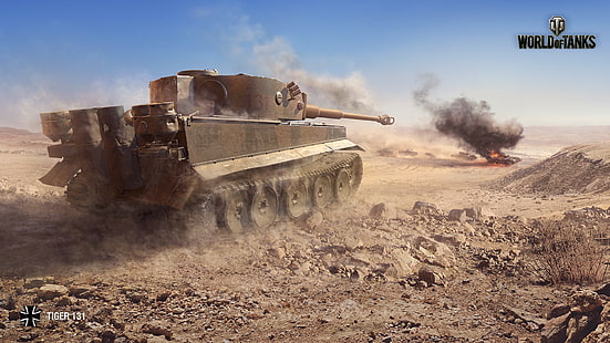 Tanque, Tiger 131, World Of Tanks, Fondo de pantalla HD HD wallpaper