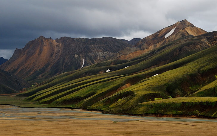 krajobraz, przyroda, Islandia, Landmannalaugar, Tapety HD