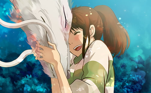 Anime, Studio Ghibli, Anime Girls, Haku, Chihiro, Spirited Away, HD-Hintergrundbild HD wallpaper