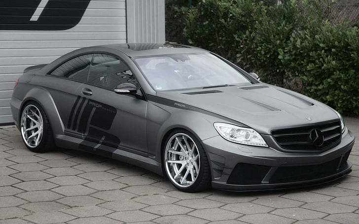 Mercedes Benz Cl C216 Black Edition, black mercedes-benz coupe, picture, tuning, 2012, cars, HD wallpaper