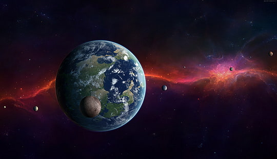 Kepler-452b, ดาว, ดาวเคราะห์นอกระบบ, ดาวเคราะห์, อวกาศ, วอลล์เปเปอร์ HD HD wallpaper