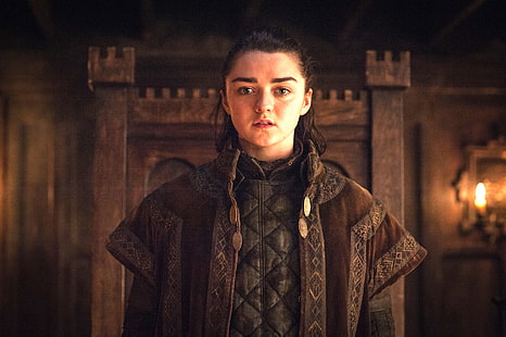 Staffel 7, Arya Stark, Maisie Williams, Game of Thrones, HD-Hintergrundbild HD wallpaper