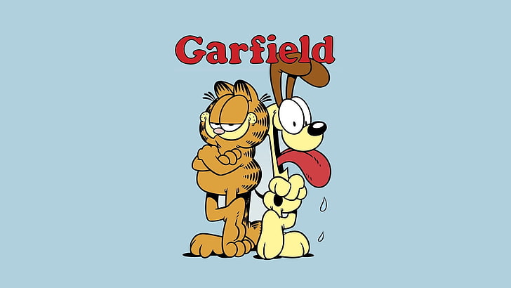 Garfield, Odie, HD wallpaper