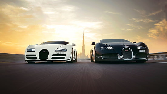 Veyron, Bugatti, Dubai, Supersport, Sfondo HD HD wallpaper