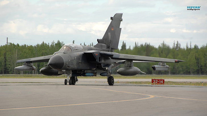 Panavia Tornado, jet fighter, pesawat terbang, pesawat terbang, langit, Bundeswehr, pesawat militer, kendaraan, Wallpaper HD