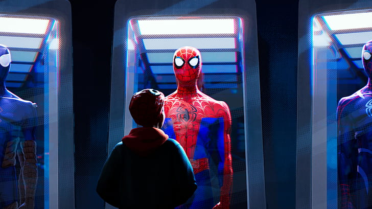 Movie, Spider-Man: Into The Spider-Verse, Marvel Comics, Miles Morales, Spider-Man, HD wallpaper