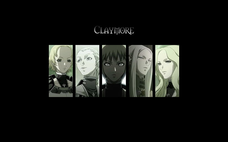 Claymore (anime), anime girls, Teresa (Claymore), Clare, Helen (Claymore), Irene (Claymore), Sfondo HD