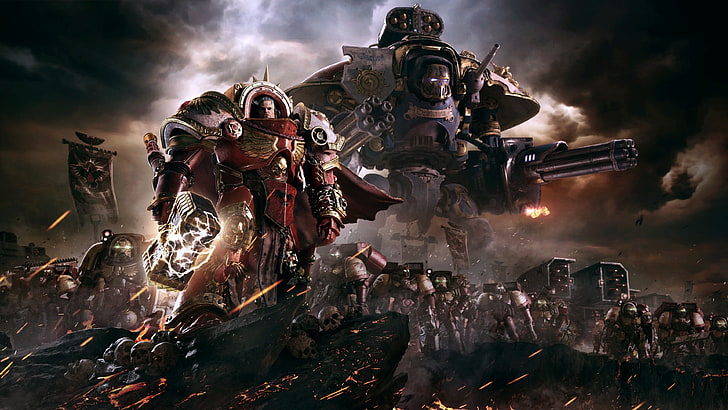 Marvel Iron Man, Warhammer 40.000, Dawn of War 3, Wallpaper HD