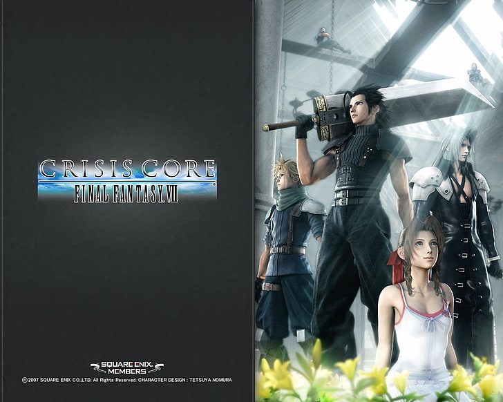 Fond d'écran Final Fantasy Crisis Core, Final Fantasy, Crisis Core: Final Fantasy VII, Final Fantasy VII, Fond d'écran HD