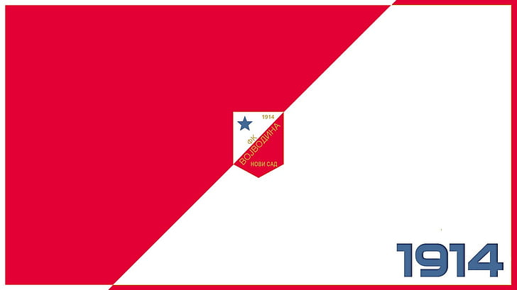 calcio, sport, logo, squadre di calcio, FK Vojvodina, Sfondo HD