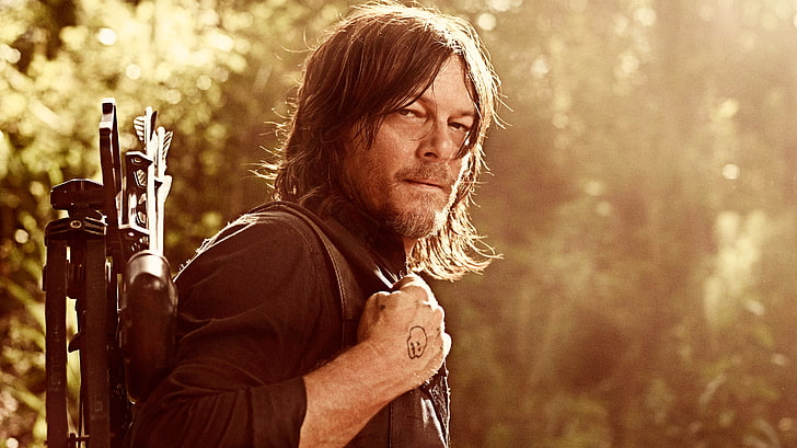 Daryl Dixon em The Walking Dead Temporada 9, Walking, Temporada, Dead, The, Daryl, Dixon, HD papel de parede