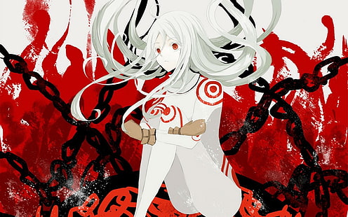 anime girls, Deadman Wonderland, Shiro (Deadman Wonderland), HD wallpaper HD wallpaper