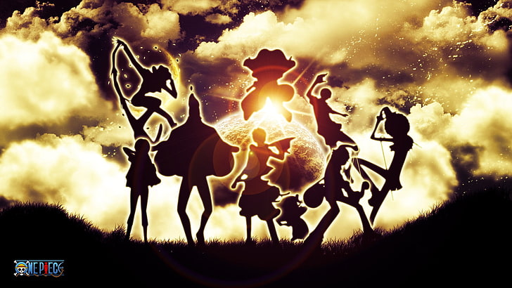 One Piece Straw Hat Pirates wallpaper, One Piece, clouds, silhouette, lens  flare, HD wallpaper | Wallpaperbetter