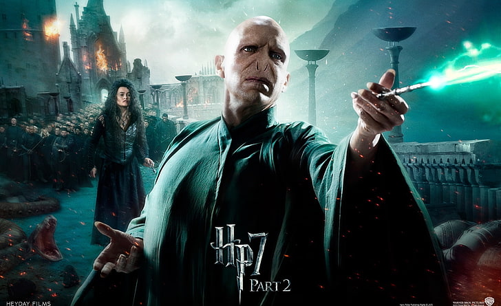 해리포터와 죽음의 터전이 끝났다, 해리포터 7 2 부 Lord Voldermort, 영화, Harry Potter, 악당, 악당, 해리 포터와 죽음의 성물, Lord Voldemort, 해리 포터와 죽음의 성물 2 부, 해리 포터와죽음의 성결이 끝납니다., HD 배경 화면