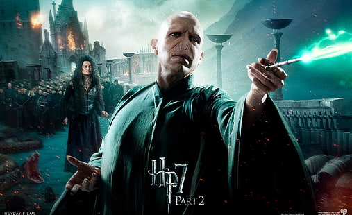 해리포터와 죽음의 터전이 끝났다, 해리포터 7 2 부 Lord Voldermort, 영화, Harry Potter, 악당, 악당, 해리 포터와 죽음의 성물, Lord Voldemort, 해리 포터와 죽음의 성물 2 부, 해리 포터와죽음의 성결이 끝납니다., HD 배경 화면 HD wallpaper