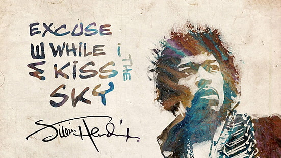 Jimi Hendrix Zitat digitale Kunst, Jimi Hendrix, HD-Hintergrundbild HD wallpaper