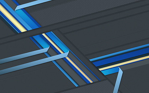 Blue Lines Abstract Material Design, Azul, Design, Resumo, Linhas, Material, HD papel de parede HD wallpaper