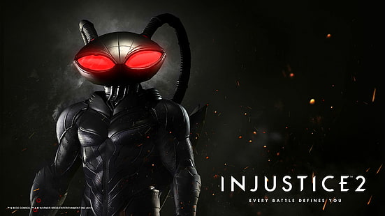 Injusticia 2, DC Comics, Manta Negra, Fondo de pantalla HD HD wallpaper