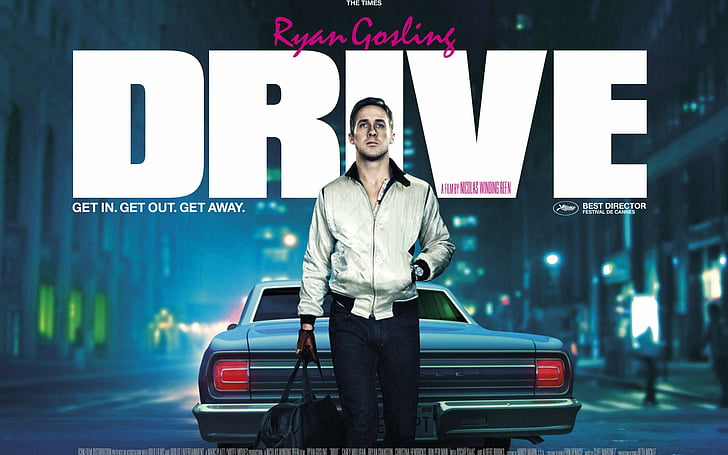Movie, Drive, Drive (Movie), Driver (Drive), Райън Гослинг, HD тапет
