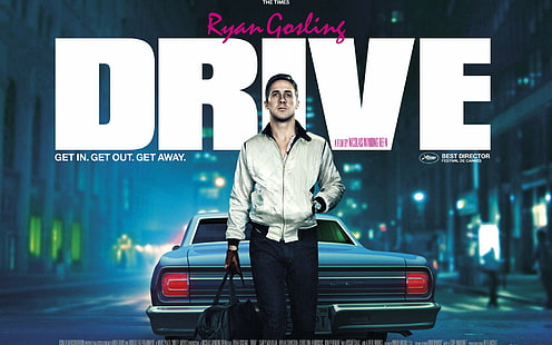 Movie, Drive, Drive (Movie), Driver (Drive), Ryan Gosling, HD wallpaper HD wallpaper