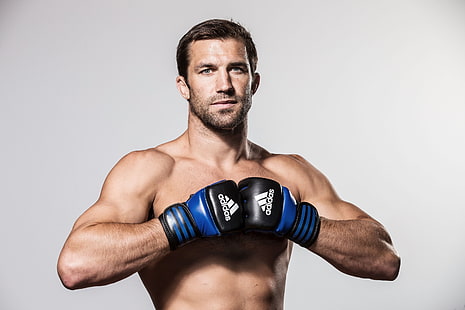 pair of black adidas grappling gloves, gloves, male, fighter, adidas, mma, boxing, fighting, UFC, wrestling, arts, martial, Luke Rockhold, HD wallpaper HD wallpaper