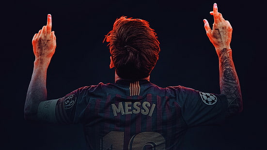  Lionel Messi, Football, Barcelona, HD wallpaper HD wallpaper