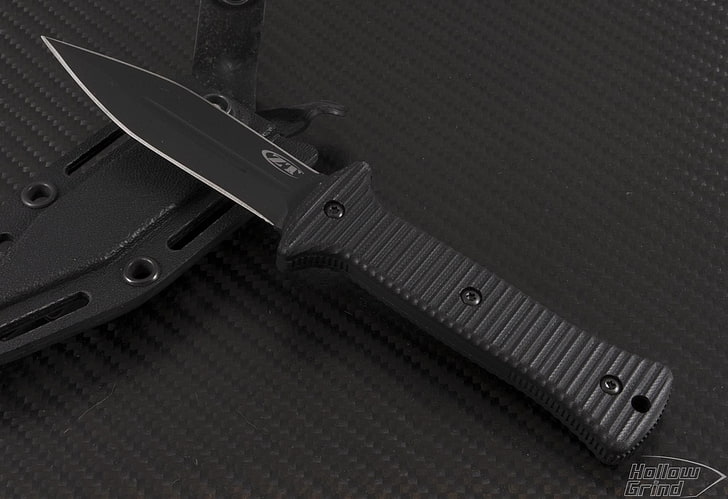 gray steel knife with sheath, Zero Tolerance , knife, HD wallpaper
